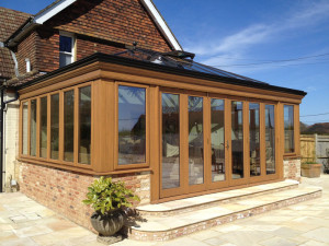 The ultimate timber orangery - a seasoned oak Orangery in Sussex